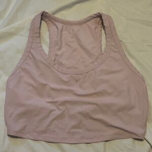 All In Motion Sleeveless Racerback Cropped Ribbed Sports Top / XXL